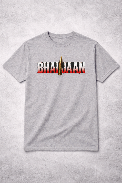 Bhaijaan Graphic Printed T-Shirt | Premium Cotton Regular Fit | AK Outfits