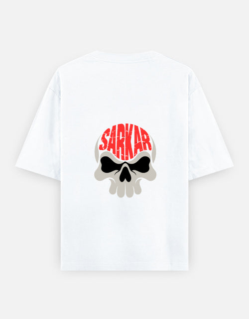 AkOutfits Sarkar Skull Oversized T-Shirt – Bold Streetwear Design