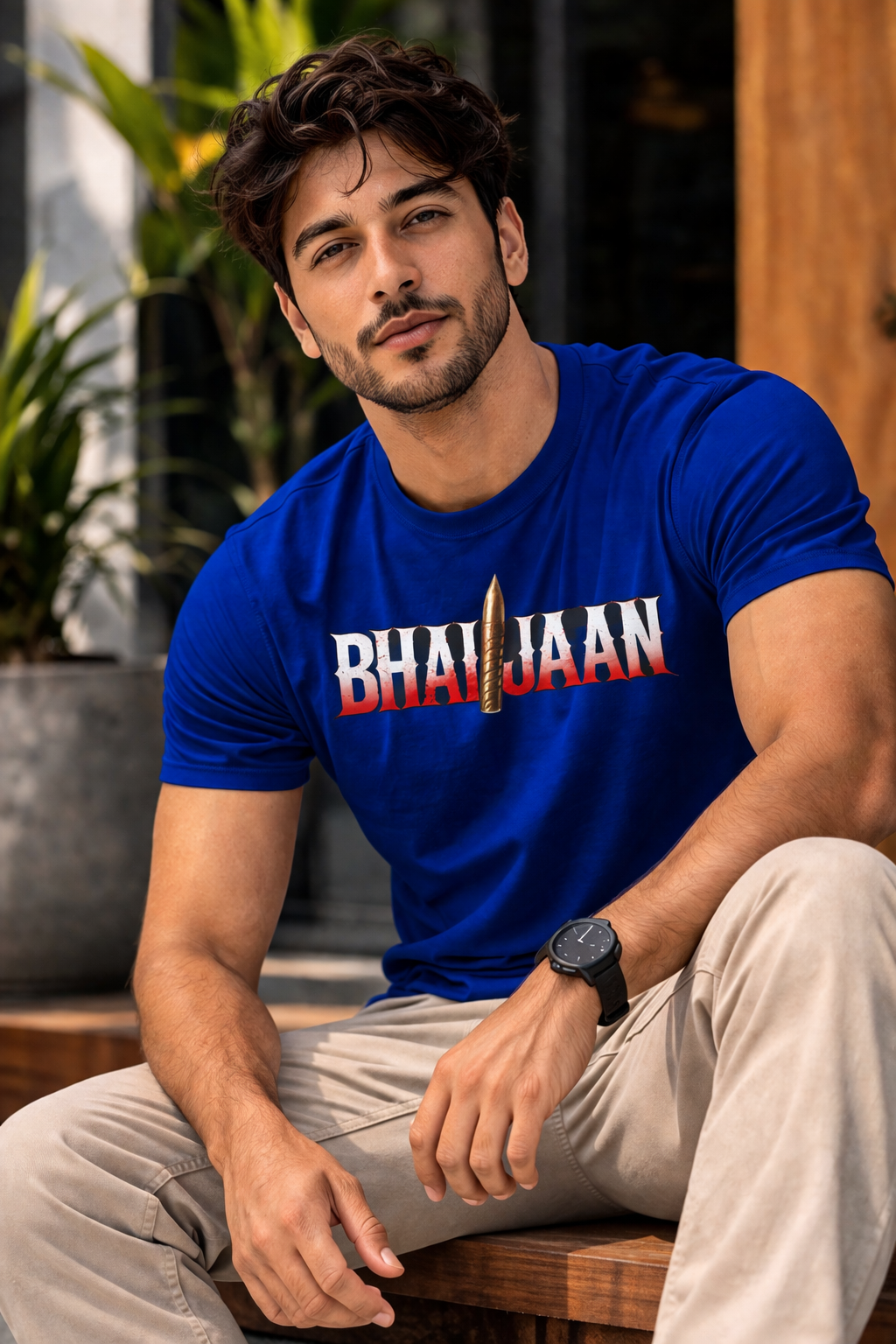 Bhaijaan Graphic Printed T-Shirt | Premium Cotton Regular Fit | AK Outfits